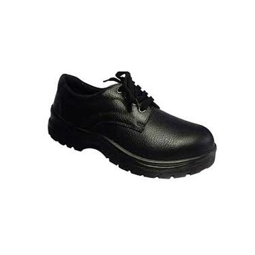 Black Leather Safety Shoes