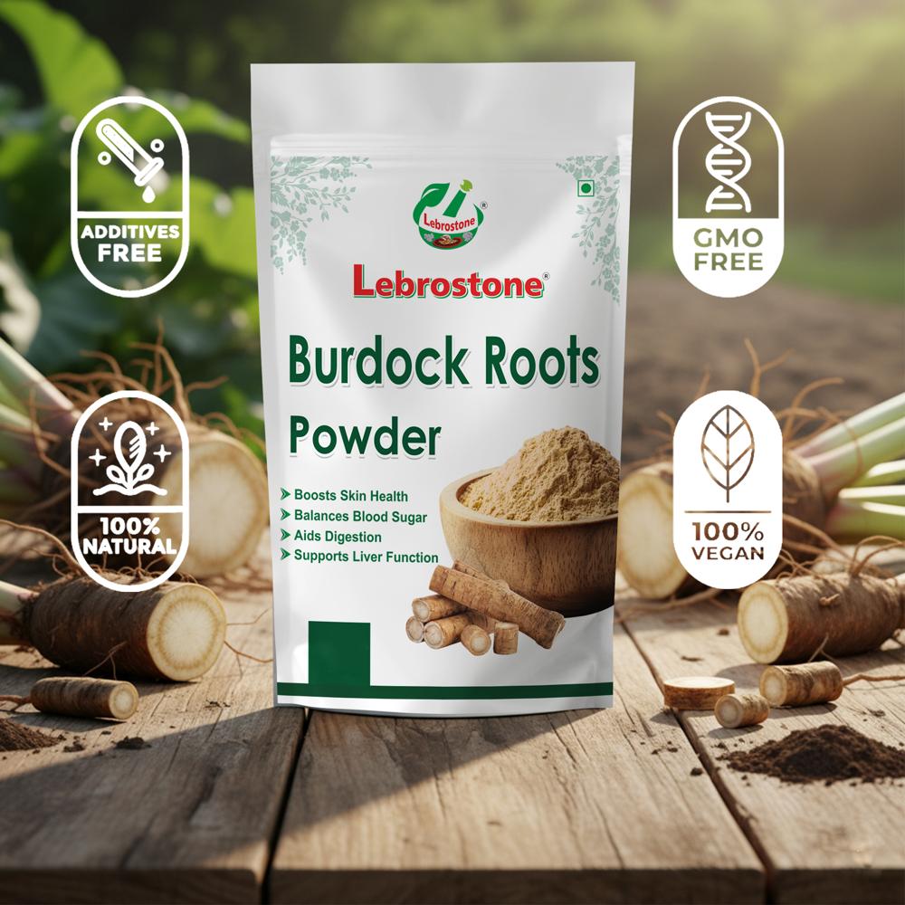 Lebrostone Burdock Root Powder | Skin Care, Blood Sugar Balance & Digestive Support|200g