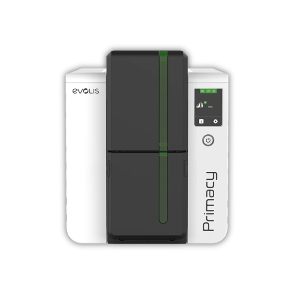 Evolis Primacy 2 Green का उपयोग उच्च गुणवत्ता वाले पहचान पत्र बनाने के लिए किया जाता है। इसे तेज गति और उत्कृष्ट प्रिंट गुणवत्ता के लिए डिज़ाइन किया गया है।