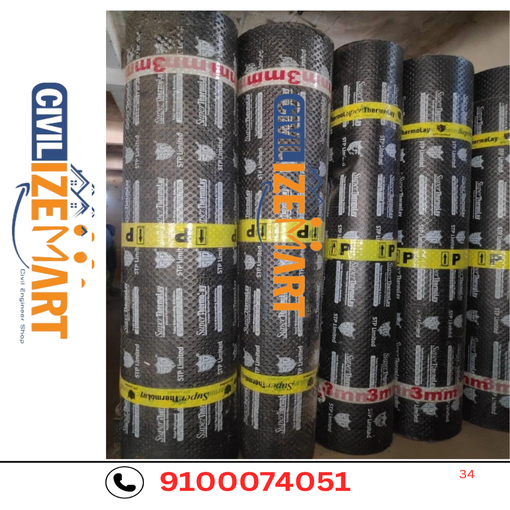 Bitumen STP 3mm Super Thermolay Waterproofing App Membrane 