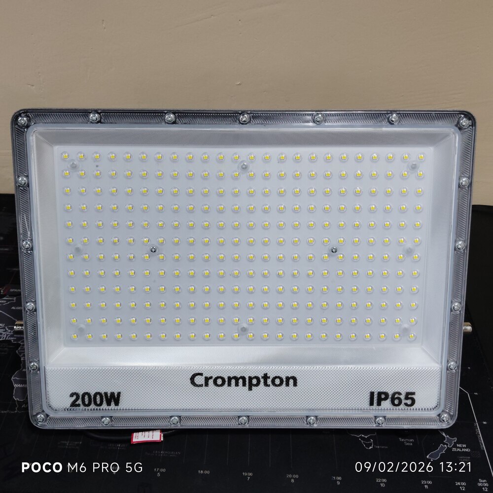 Crompton 200w Led Flood Light - Application: Outdoor