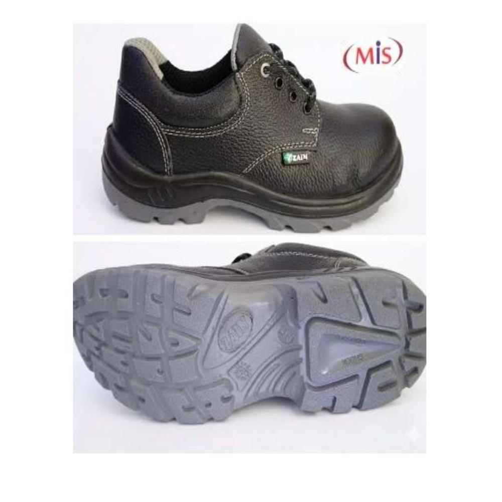 Steel Toe Work Shoes - Color: Black