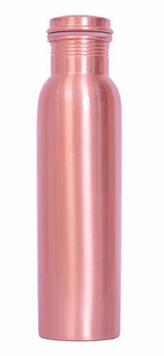 750ml Rose Gold Copper Water Bottle