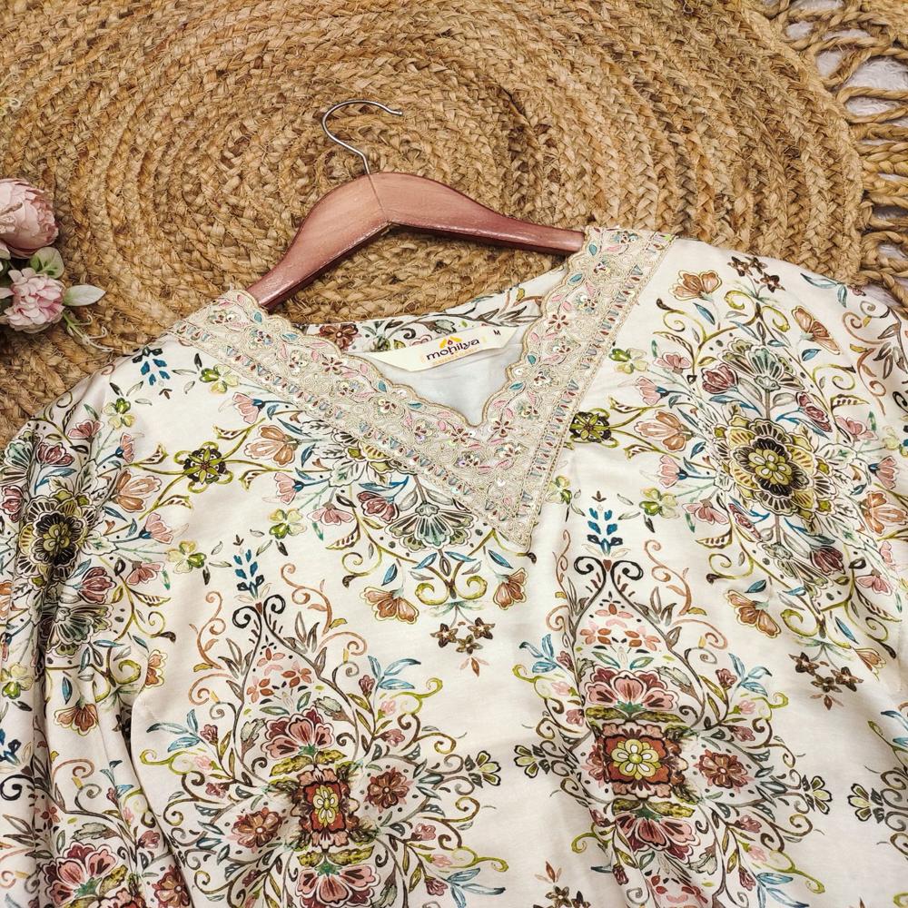 kaftan and plazzo suit