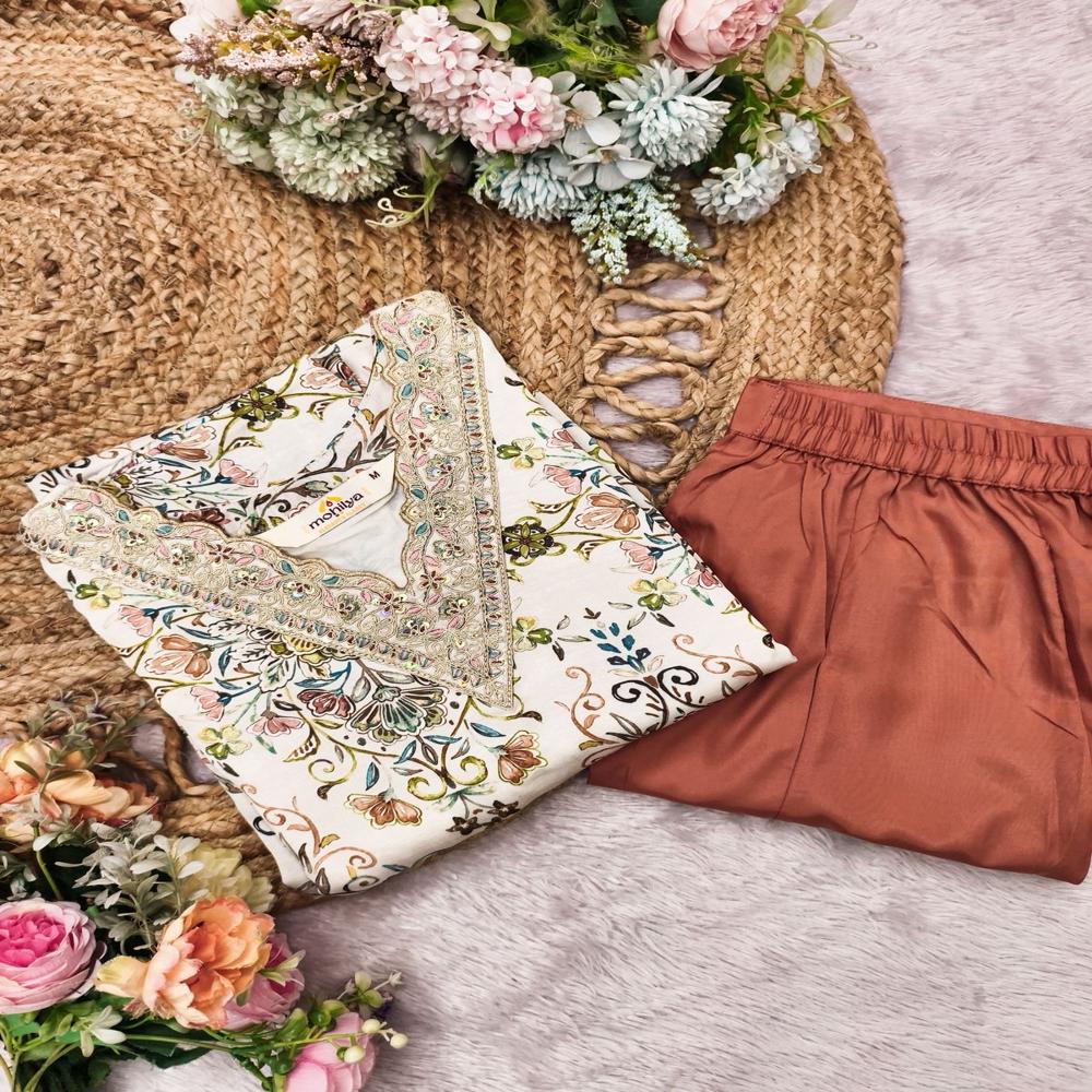 kaftan and plazzo suit