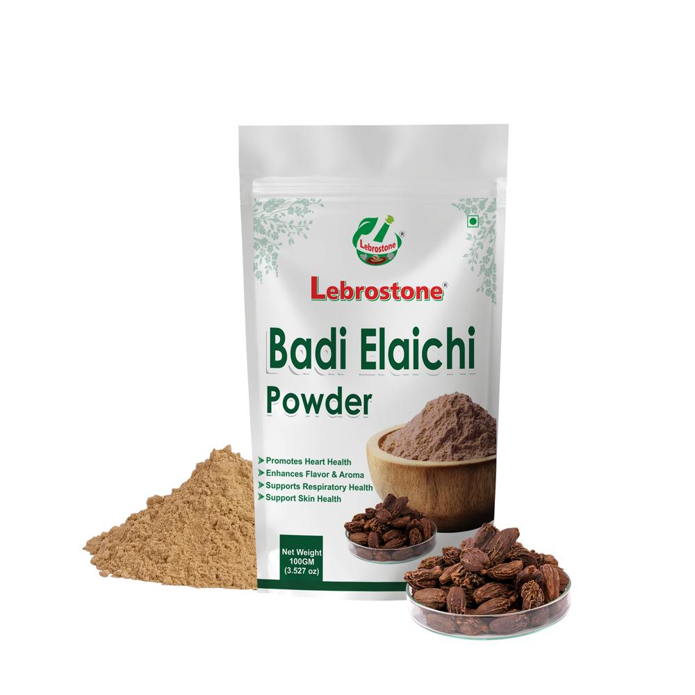 Lebrostone Badi Elaichi Powder  Heart Friendly & Flavor Rich Cardamom(100g) - Age Group: For Adults