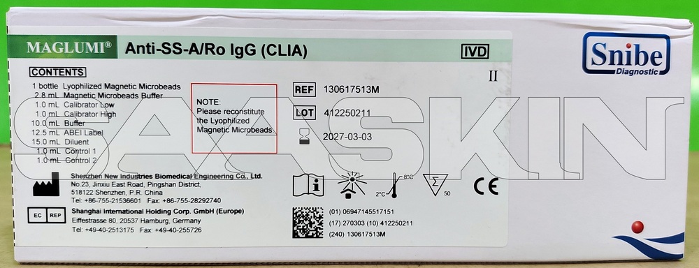 MAGLUMI Anti-SS-A/Ro IgG (CLIA)