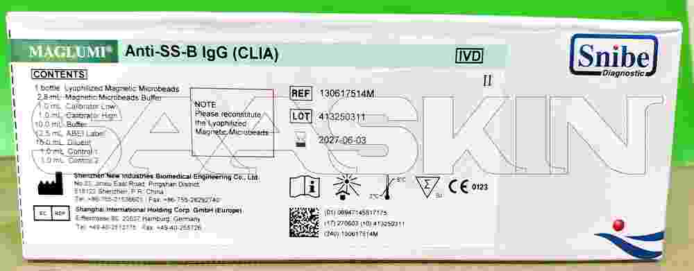 MAGLUMI Anti-SS-B IgG (CLIA)