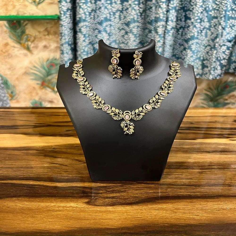 Blush Vine Elegance Necklace Set