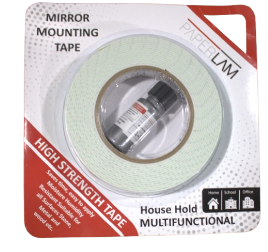 Paperlam Mirror Mounting Tape - Color: White