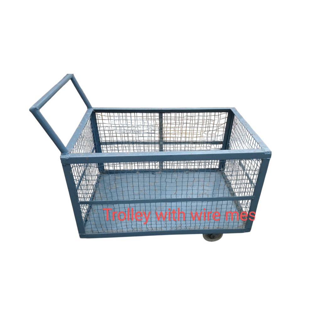 Heavy Duty Trolley With Wire Mesh