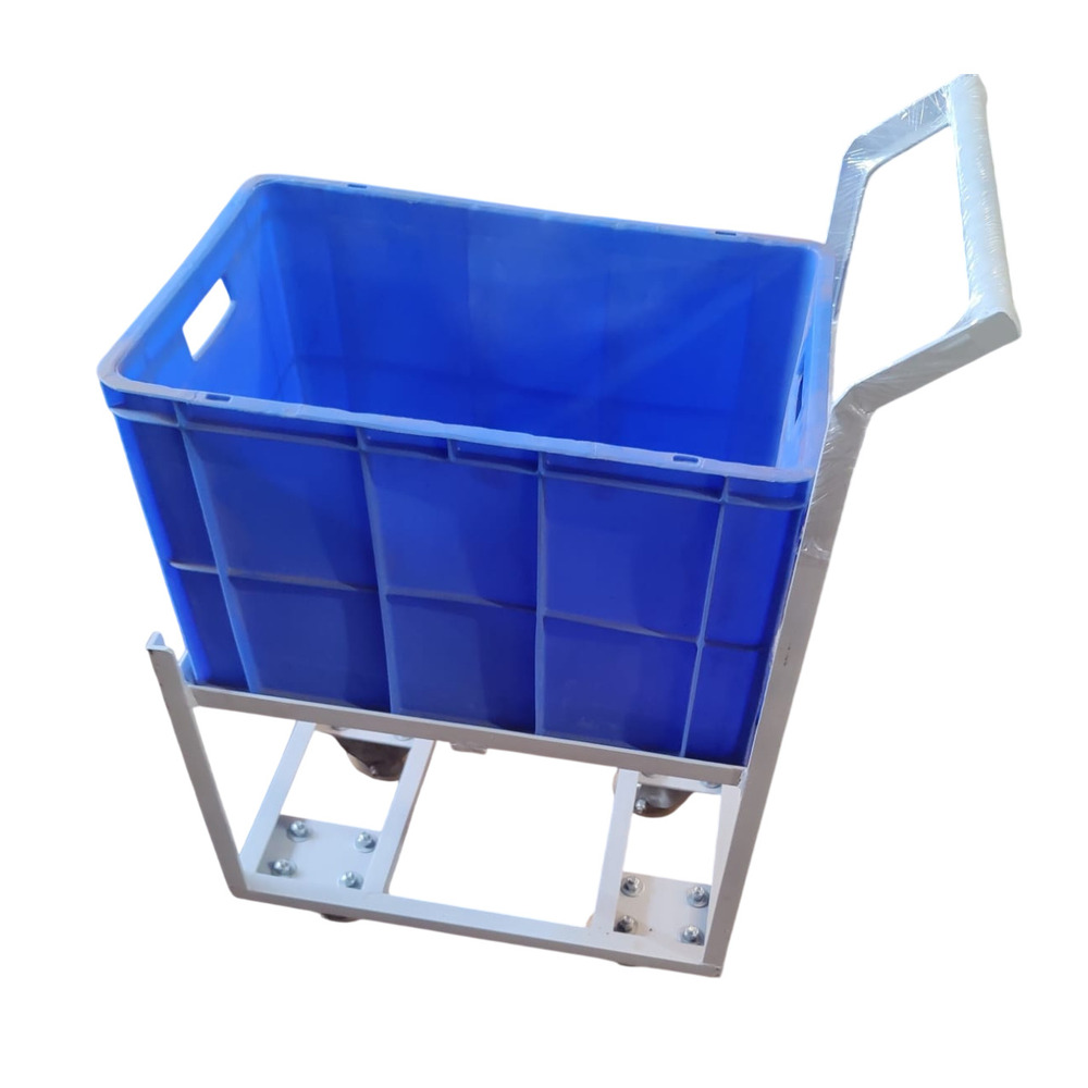 Blue MS Crate Trolley