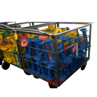 Ss Cones Trolley - Stainless Steel 304/316, Custom Size, Mirror/matte Finish | Corrosion-resistant, Ergonomic Handle, Easy Maneuverability