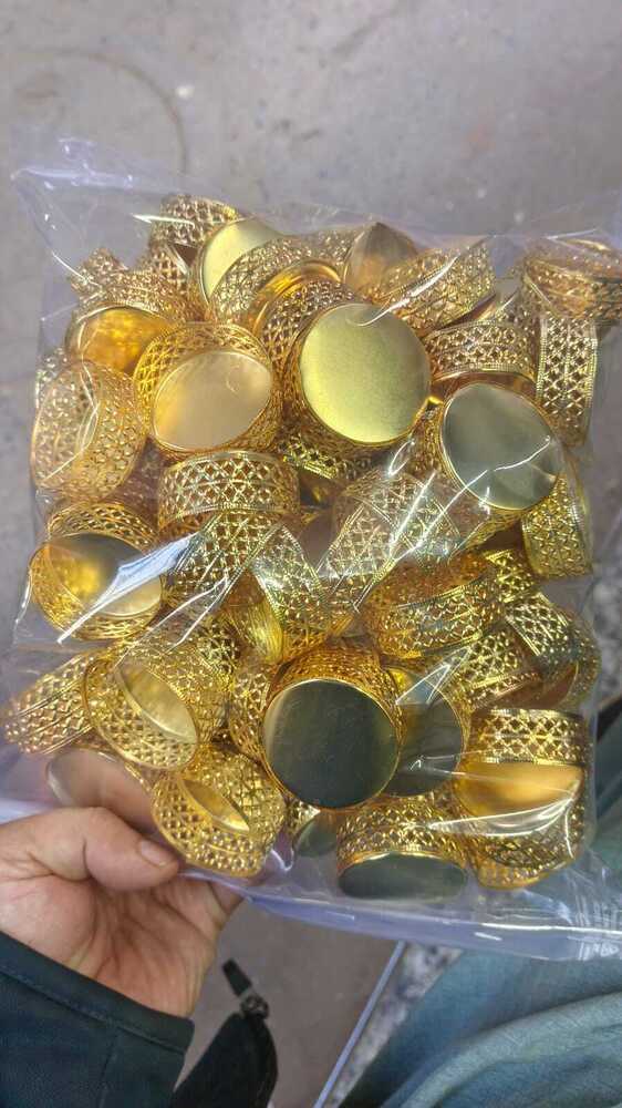 Golden Tea Light Candle Holder