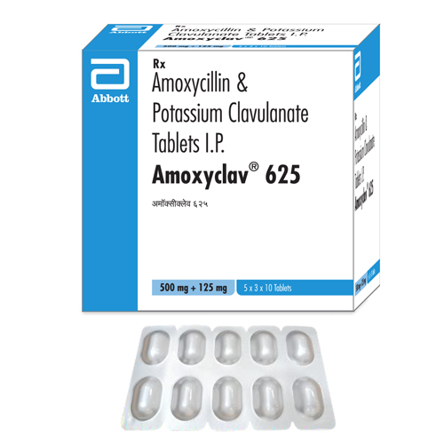 Amoxycillin And Potassium Clavulanate 10 Tablets IP