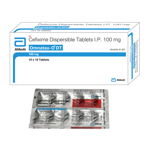 100mg Cefixime Dispersible Tablets IP