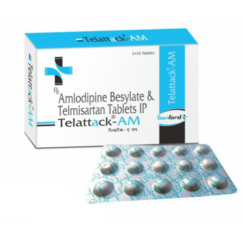 TELATTACK-AM_Amlodipine Besylate And Telmisartan Tablets IP