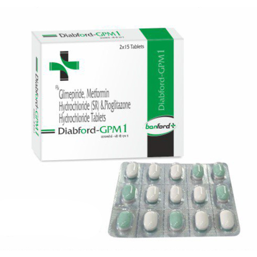 Glimepiride Metformin Hydrochloride (SR) And Pioglitazone Hyrochloride Tablets