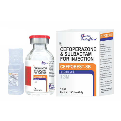 Cefoperazone And Sulbactam For Injection