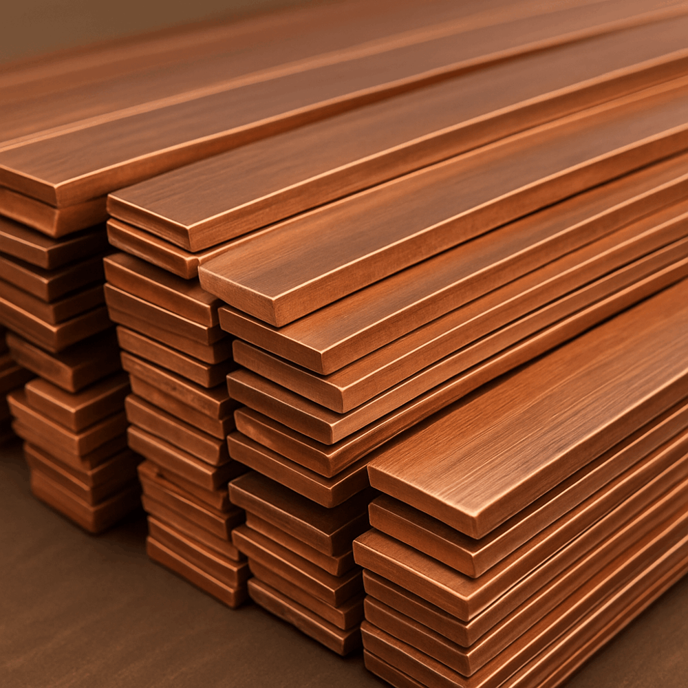 65x10 mm Industrial Copper Busbar