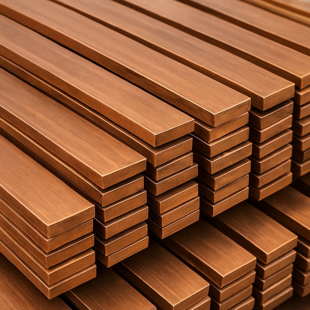 60x5 mm  Industrial Copper Busbar