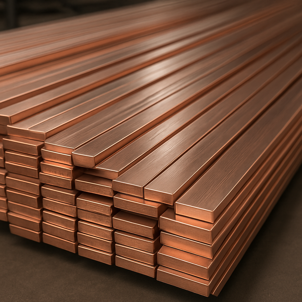 60x5 mm  Industrial Copper Busbar