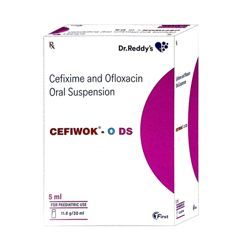 5ml Cefixime And Ofloxacin Oral Suspension