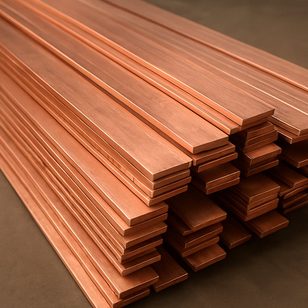 50x12 mm   Industrial Copper Busbar