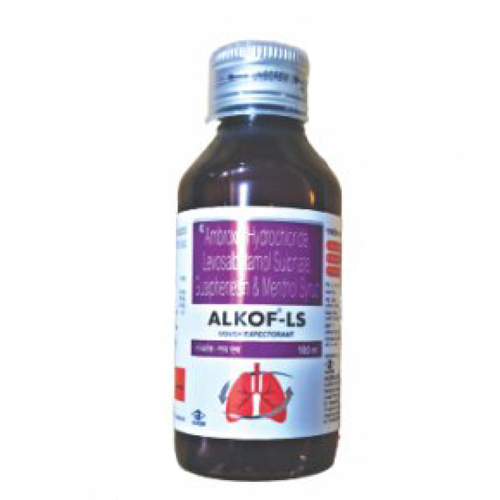100ml Ambroxol HCI Levosalbutamol Guaiphenesin Menthol Syrup
