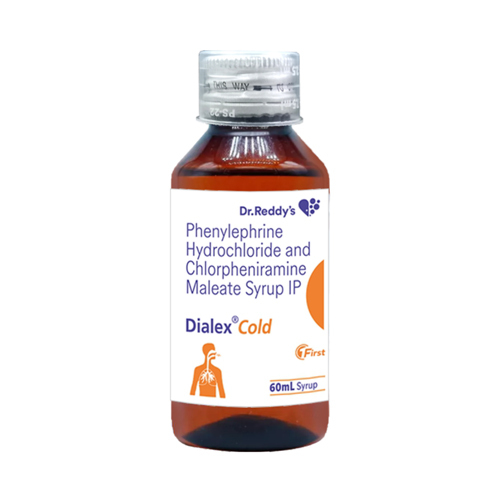 60ml Phenylephrine Hydrochloride And Chlorpheniramine Maleate Syrup IP
