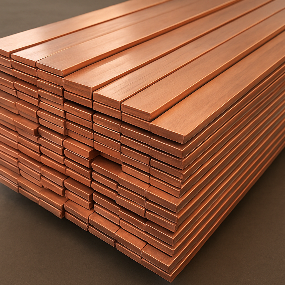 40x5 mm  Industrial Copper Busbar