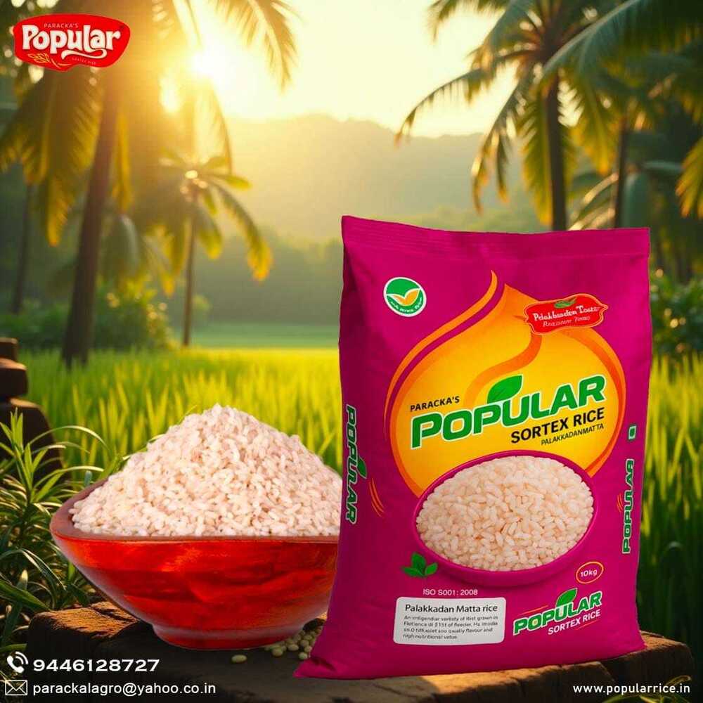Matta Rice - Medium, Red, Slender | Hygienically Packed, Rich Taste, Quick Cooking Time, High Nutritional Value