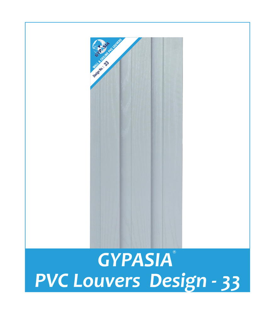 Gypasia Pvc Louvers 33 - Color: White / Custom