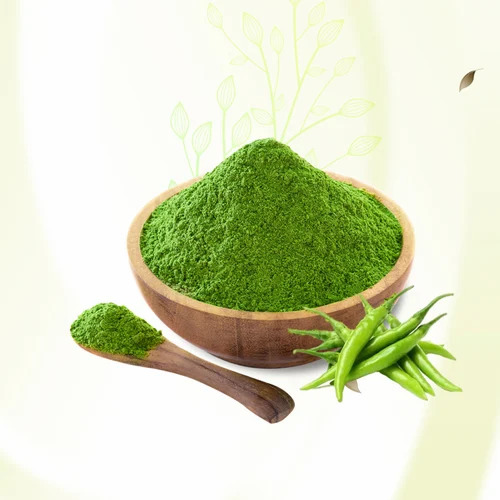 Green chillies powder