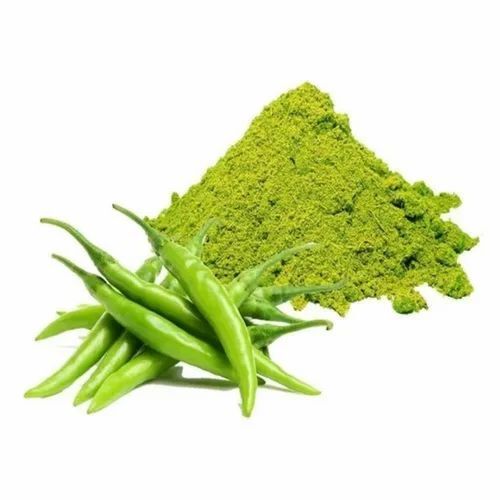 Green chillies powder