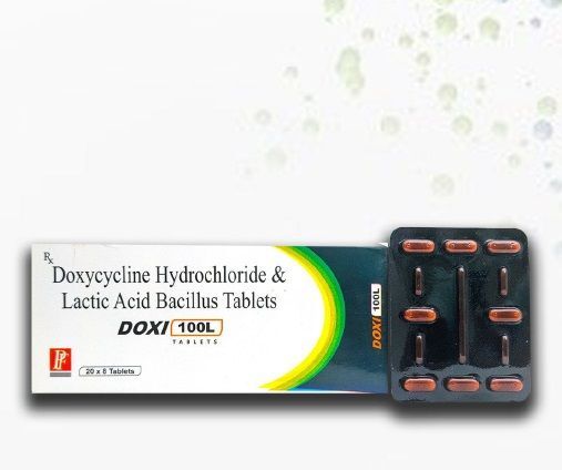 Doxy-100L Doxycycline and Lactic Acid Bacillus 60a  Million Spores Tablets