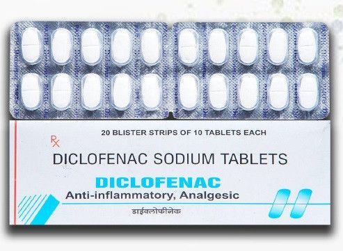 White Diclofenac Sodium Tablets