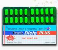 Parth Diclo Plus Diclofenac Sodium & Paracetamol Tablets Ip - Life Span: 24 Months