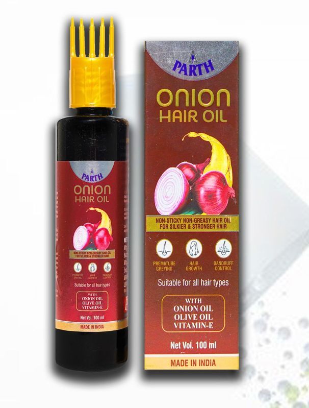100ml Parth Onion Hair Oil with Olive Oil & Vitamin-E