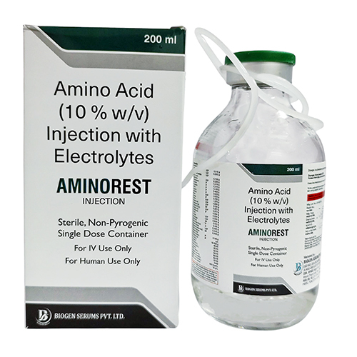 Amino Acid Injetion With Electrolytes