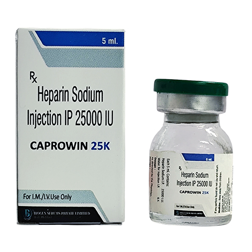 25000IU Heparin Sodium Injection IP