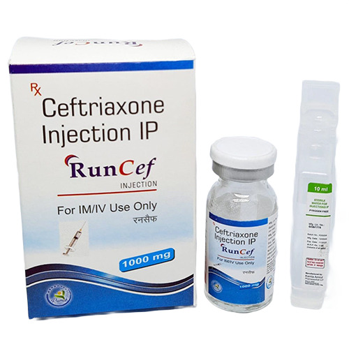Ceftriaxone Injection Ip - Life Span: 24 Months From Manufacturing Date