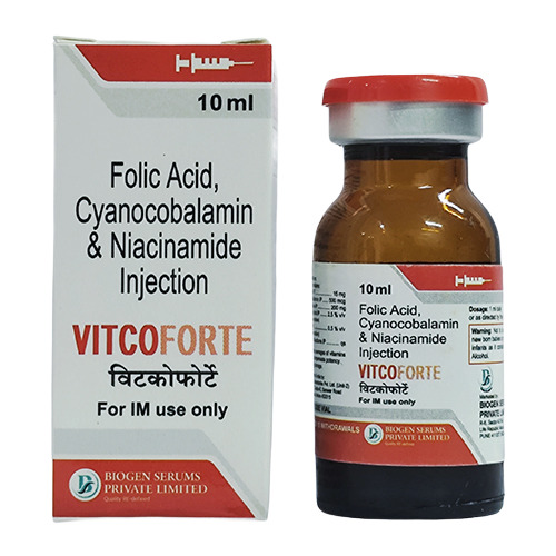 Folic Acid Cyanocobalamin And Niacinamide Injection
