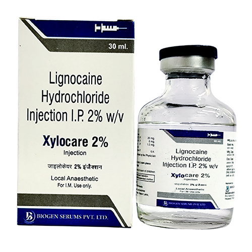 2% Ligncaine Hydrochloride Injection
