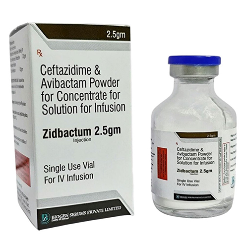 2.5mg Ceftazidime And Avibactam Powder For Concentrate For Solution For Infusion