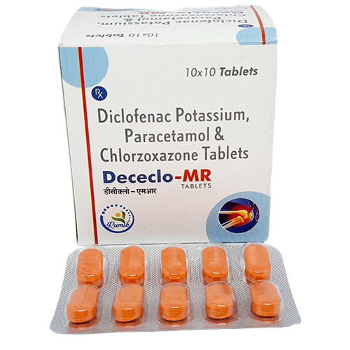 Diclofenac Potassium Paracetamol And Chlorzoxazone Tablets