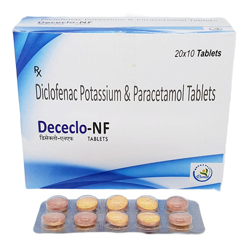 Diclofenac Potassium And Paracetamol Tablets