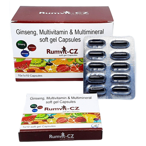 Ginseng Multivitamin And Multimineral Soft Gel Capsules