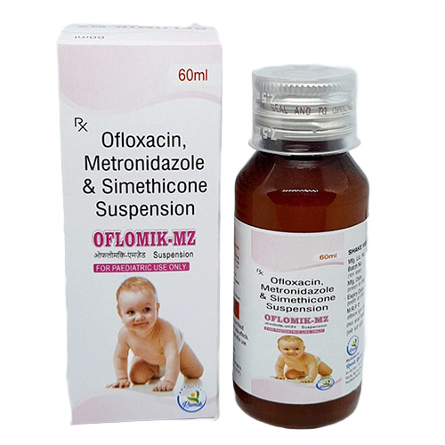 Ofloxacin Metronidazole And Simethicone Suspension