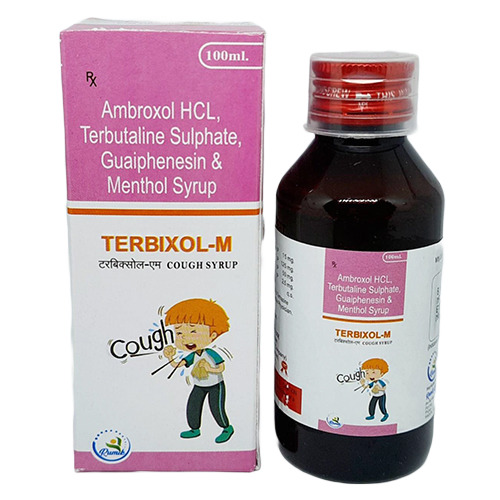 Ambroxol HCL Terbutaline Sulphate Guaiphenesin And Menthol Syrup